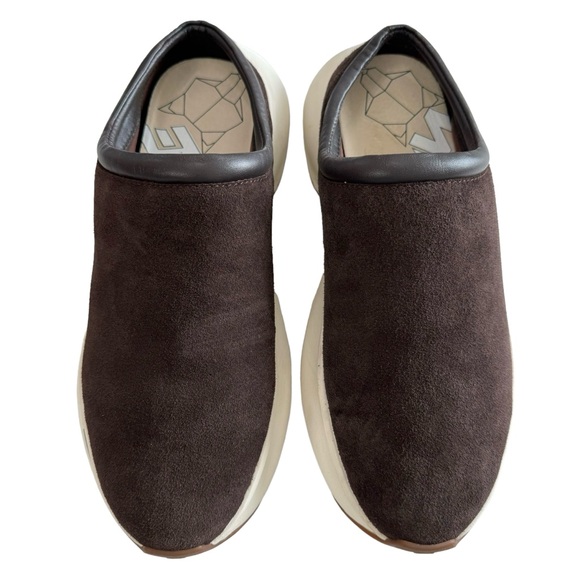 Naked Wolfe Dawn Dark Brown Suede Backless Slip-On Sneakers Size 9 - Picture 4 of 16